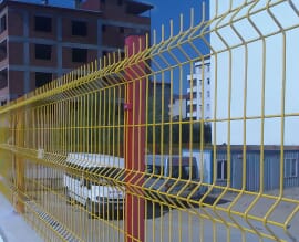 Curvy Welded Mesh Fence