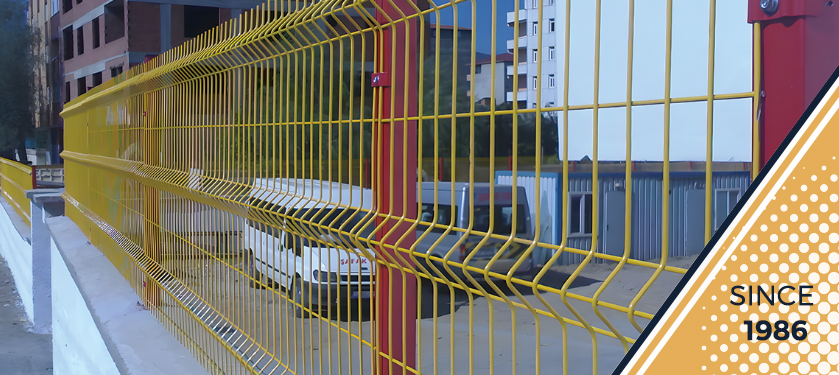 Curvy Welded Mesh Fence